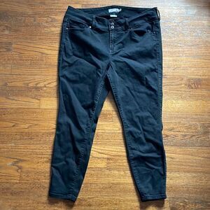 Torrid Black Super Soft 3 Button Jegging